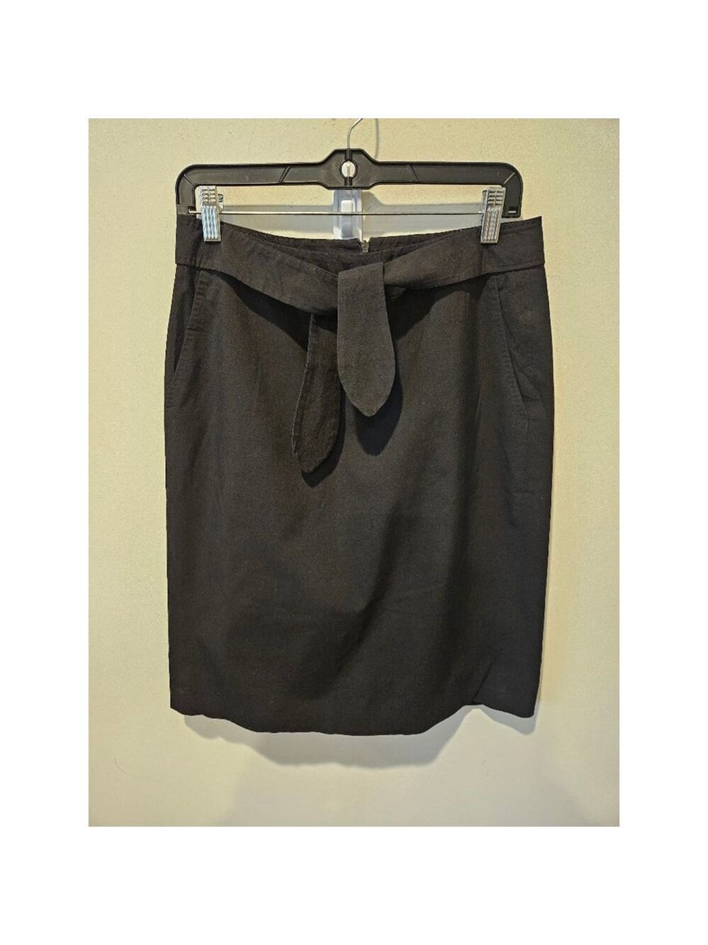 Piazza Sempione Made in Italy Women's Silk Blend Black Skirt Size IT 44 US 8
